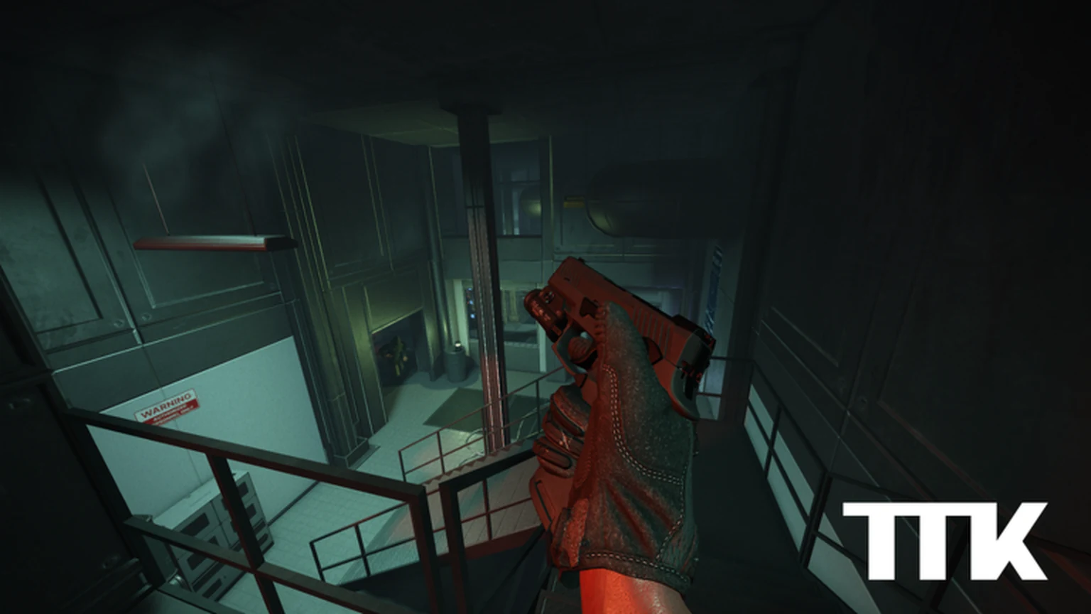 Official TTK Testing stairwell gameplay artwork